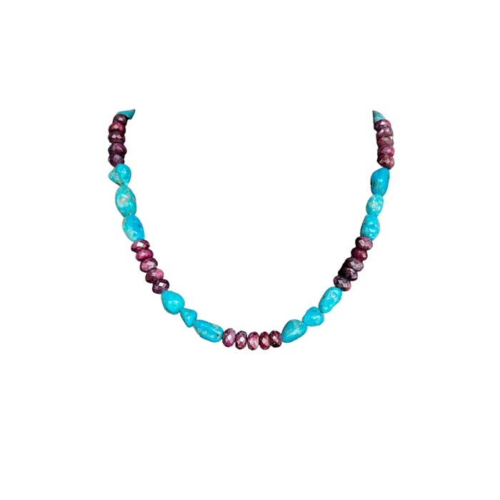 Ruby & Turquoise Necklace