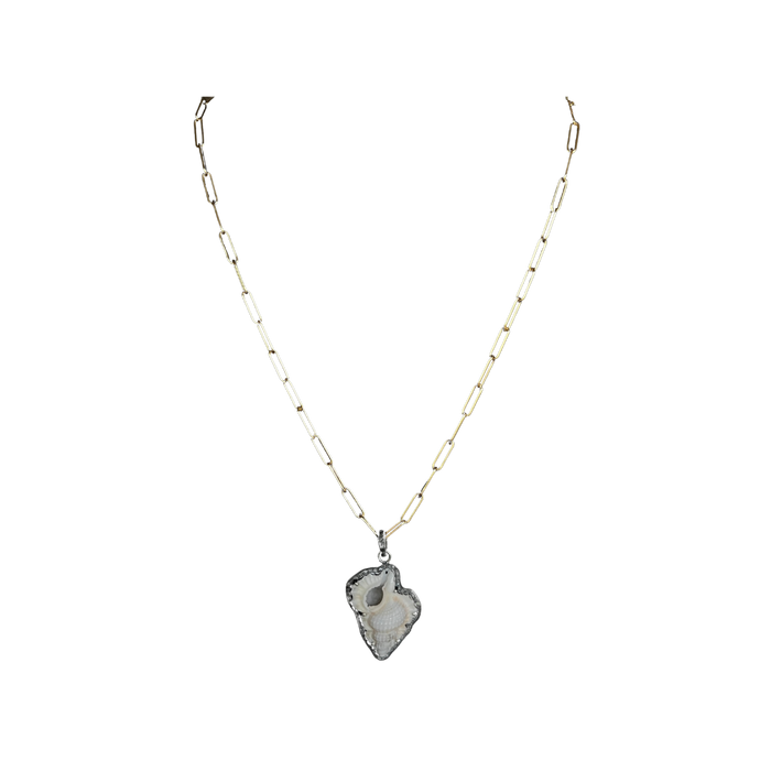 Oceanic Diamond Encrusted Necklace