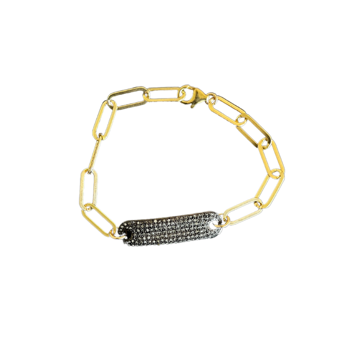 diamond-encrusted bracelet